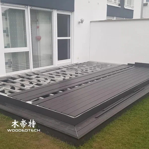 Applications de matériaux composites pour les meubles de clôture de revêtement de terrasse extérieure et les structures de jardin