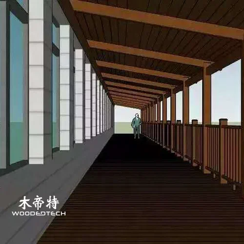 Composite deck or wood comparison helps customers choose the right outdoor flooring material for their projects