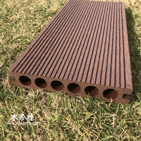 WPC decking detail explains profile structures and installation features for outdoor applications