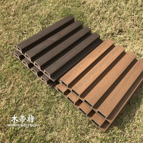 Fluted WPC Wall Panels Cladding for Modern Exterior Architecture