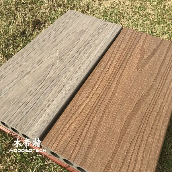Grooved Edge Capped Composite Decking Board for Hidden Fastener Systems