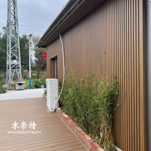 Heavy-Duty WPC Wall Panel Exterior for Weatherproof Building Cladding
