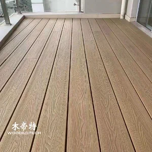 High-Performance wood plastic composite flooring for Modern Exteriors