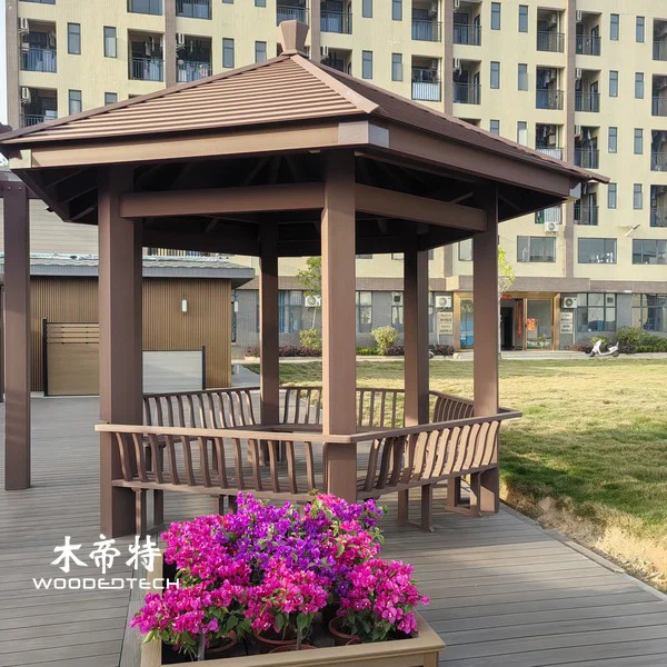 WPC Flooring Section Shows the Structure and Quality of Modern Outdoor Flooring