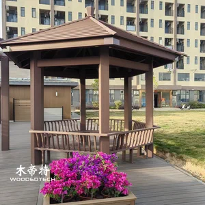 WPC Flooring Section Shows the Structure and Quality of Modern Outdoor Flooring