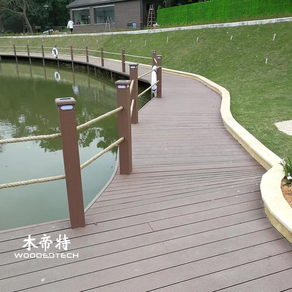 Natural Aesthetics: composite decking wood look with Zero Maintenance