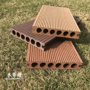 Outdoor Comfort Wood Plastic Deck Veneer with Enhanced Foot Feel