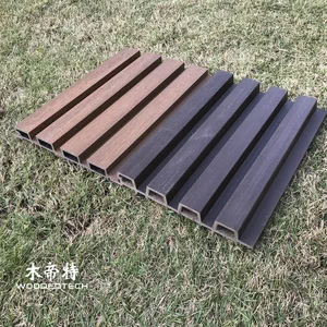 Waterdichte WPC-wandbekleding Houtcomposietpanelen voor Buitenkantbekleding