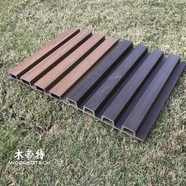 Waterdichte WPC-wandbekleding Houtcomposietpanelen voor Buitenkantbekleding