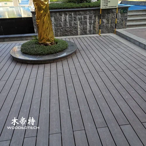 Weatherproof plastic wood floors for Outdoor Balconies and Gardens