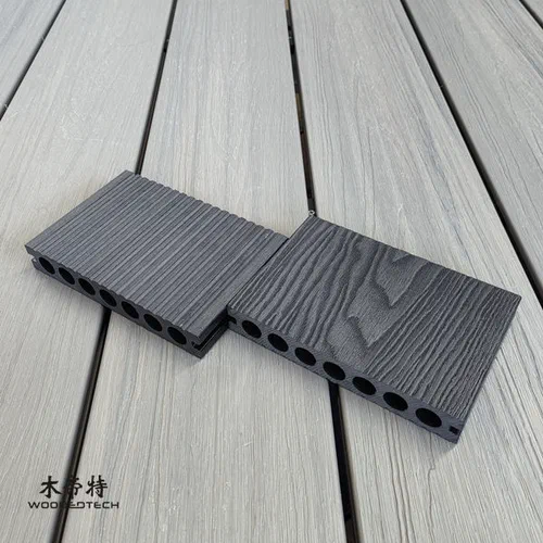 3D15023 3D Embossed decking in ebony color – Dirt and Stain Resistant