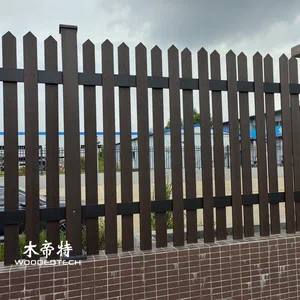 Aluminum & WPC Fence Panels for Luxury Courtyard