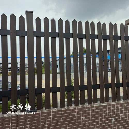 Aluminum & WPC Fence Panels for Luxury Courtyard