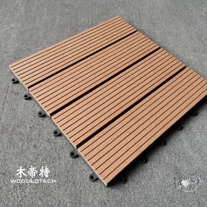 Classic 1st Generation Plastic Wood Flooring Tiles with Natural and Elegant Design