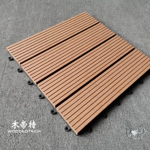 Classic 1st Generation Plastic Wood Flooring Tiles with Natural and Elegant Design