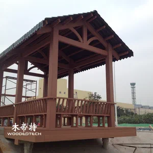 Classic and Timeless Wood Polymer Gazebo with Elegant Robust Design