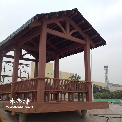 Classic and Timeless Wood Polymer Gazebo with Elegant Robust Design