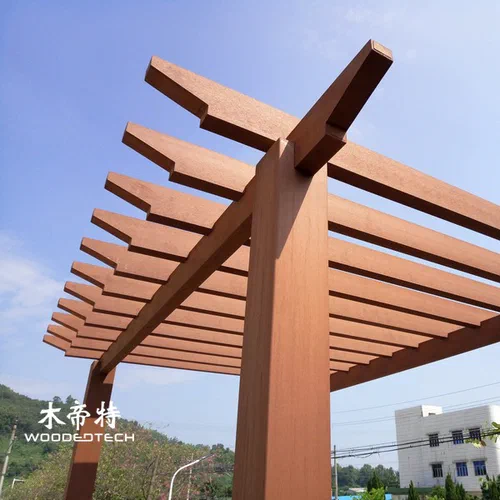 Custom Designed Wood Plastic Pergola Tailored to Client Specifications