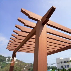 Custom Designed Wood Plastic Pergola Tailored to Client Specifications