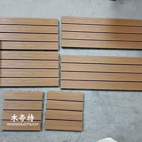 Custom Size WPC Composite Decking Tiles in 600x300mm or 900x300mm