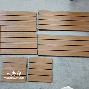 Custom Size WPC Composite Decking Tiles in 600x300mm or 900x300mm