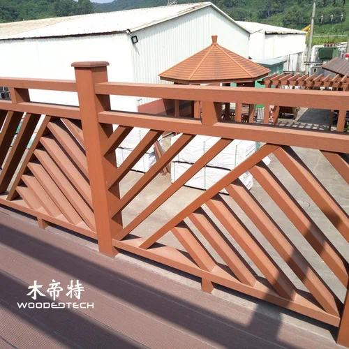Customizable 8 ft Composite Deck Railing in Various Sizes