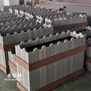Customizable Shape and Size Options for Composite Wood Deck Box