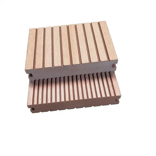 D13740S 40mm Thick Solid Composite Decking Material for Durable Outdoor Flooring Applications