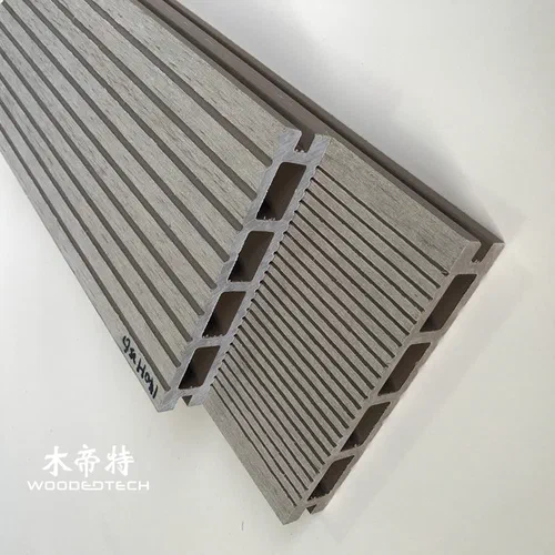 D14025-3 Composite Lumber für Decks verfügt über ein klassisches doppelseitiges Groove-Design mit ausgezeichnetem Preis-Leistungs-Verhältnis für Outdoor-Projekte