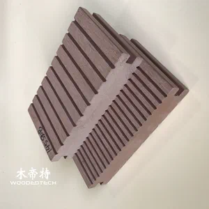 D14530-2S composite decking board delivers a classic solid outdoor flooring choice for long lasting projects