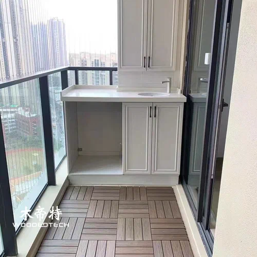 Decking Tiles WPC Medium Duty - Paint-Free Maintenance-Free Eco-Friendly