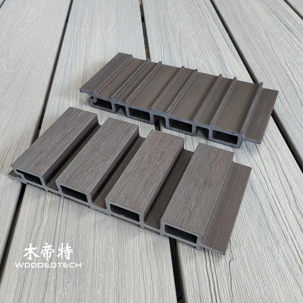 直接来自WPC墙板厂 | 奢华核桃深色长笛GQ22725,效果令人炎拂
