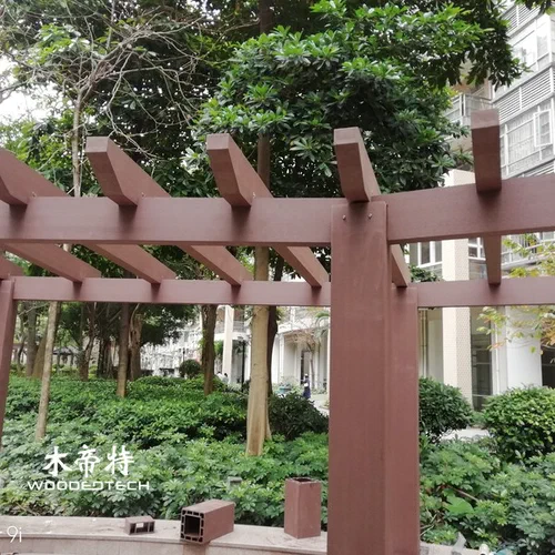 Durable Wood Polymer Pergola with Well-Engineered Structural Design