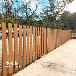 Elegant Courtyard Garden Fencing Made with High-End co-extrustion process