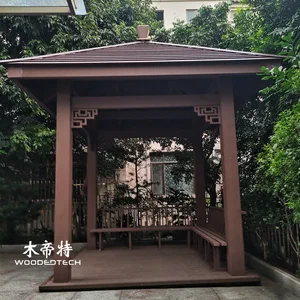 عرشه WPC برای آلاچیق؛ روستیک و طبیعی—بدون نیاز به رنگ‌آمیزی یا نگهداری