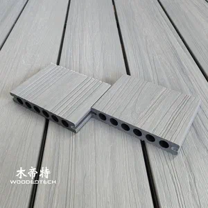 GD13823-3 4 Sidepped Composite Decking combina un legno naturale antico AT Apparenza con una finitura esterna raffinata e premium
