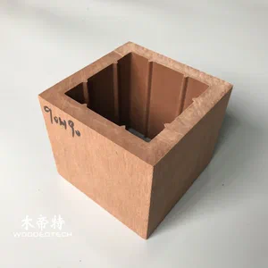 L9090 Hollow Four Sided Flat WPC Posts from Professional Composite Material Manufacturer