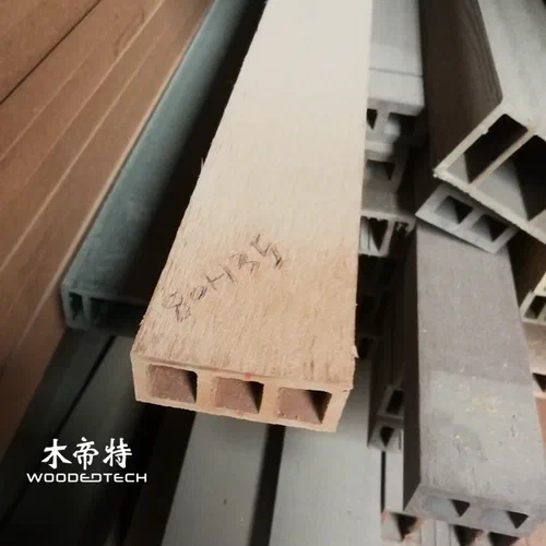 Multipurpose Wood Polymer Composite Louver L8035 for Outdoor Walls, Partitions, and Screens