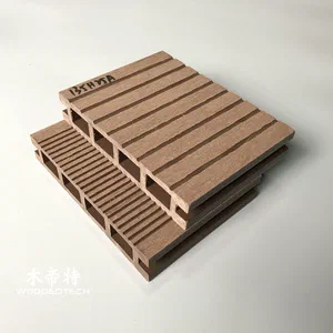 Patio WPC Decking Floor D13525 Double-Sided Grooved Hollow Board