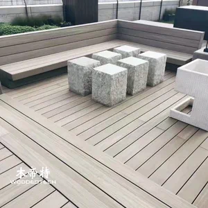 Premium Capped Co-Extrusion Composite Decking Bench for Enhanced Aesthetics
