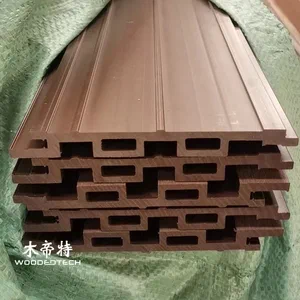 Q18620 Classic WPC Fluted Wall Panel for Stylish Exterior Wall Decoration Projects
