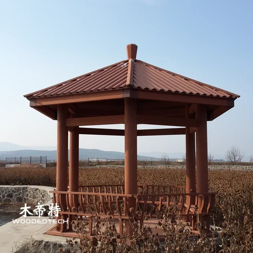 Scenic Area Landscape Enhancement - Premium Polymer Wood Gazebo