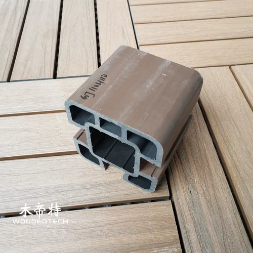 Slotted Deck Composite Post GL110110 for Outdoor Yard Wall Fencing Systems