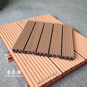 Waterproof & Insect-Resistant Plastic Wood Tile Flooring - Easy DIY Setup