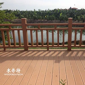 Waterproof & UV-Resistant Plastic Wood Deck Railing