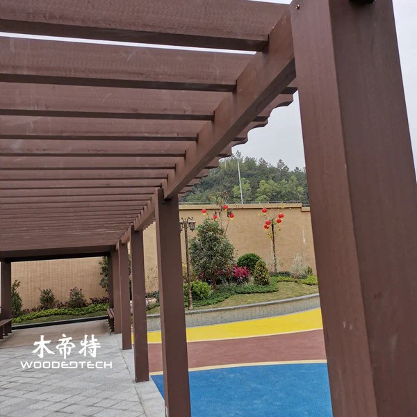 Drewniana plastikowa pergola: doskonała odporność na promieniowanie UV dla długotrwałego dekoracji ogrodowej